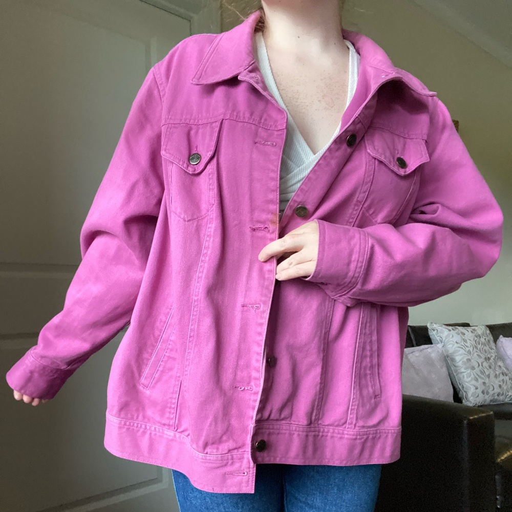 Hot pink Jean jacket
